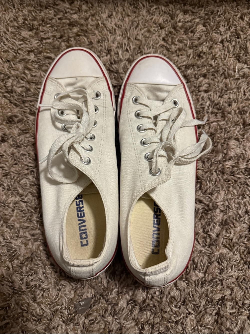 Low Top Converse All Stars Shoes Size 9
